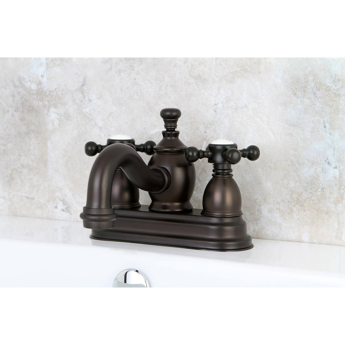 Brushed Nickel 4 in. Centerset Bathroom Faucet R152
