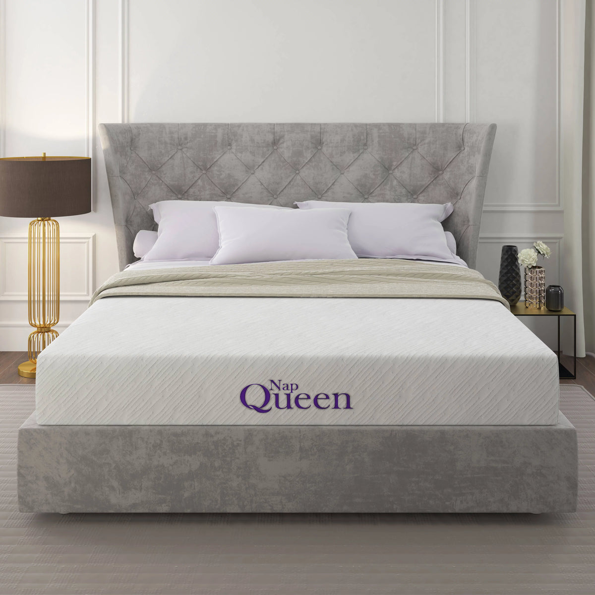 8 Gel Memory Foam Mattress King N9710