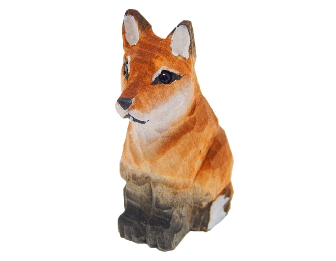 Small 2" Wood Art Figurine Q913