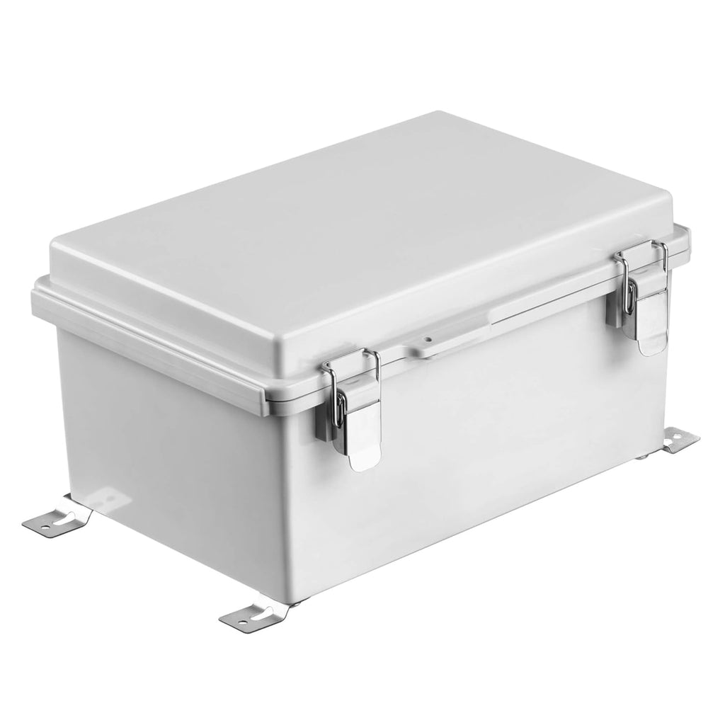 Junction Box, Hinged Cover, IP67 Waterproof Plastic Enclosure, Pack of 2 G9041