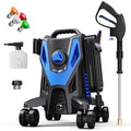 Electric Pressure Washer with Foam Cannon Blue T557763