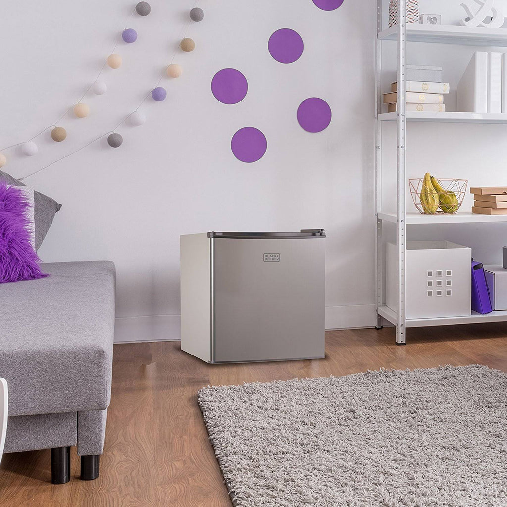 Black Silver Compact Fridge B890