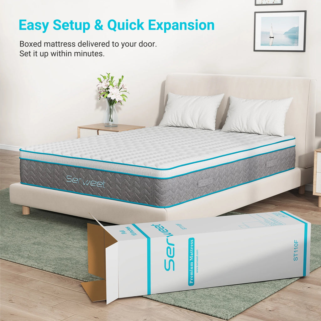 Full Size 10 inch Hybrid Mattress Q63634