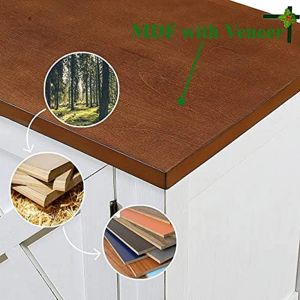 Console Table with 3 Cabinets and 1 Open P30014