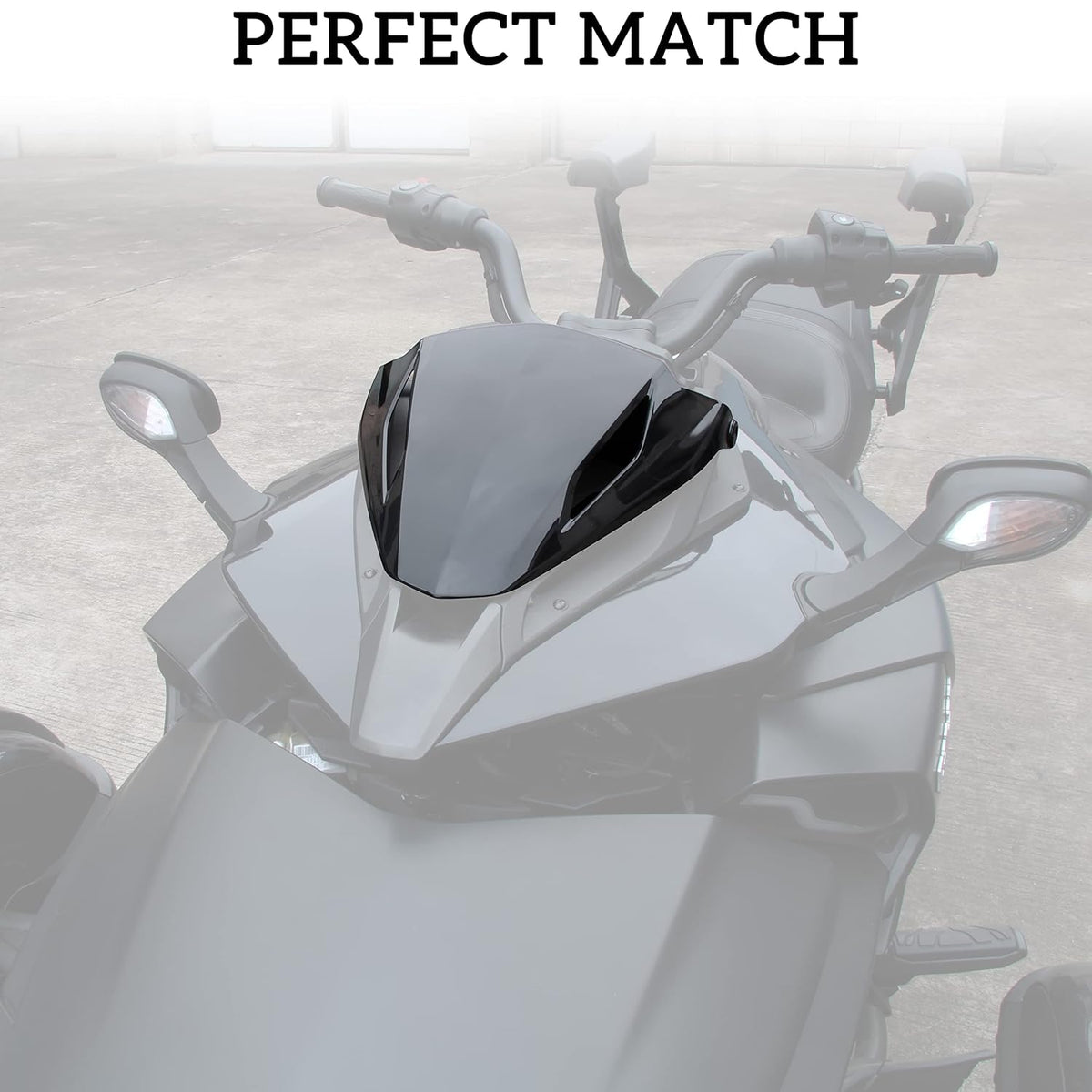 Smoked Gauge Spoiler for Can Am Spyder F3 F3-S Q9764