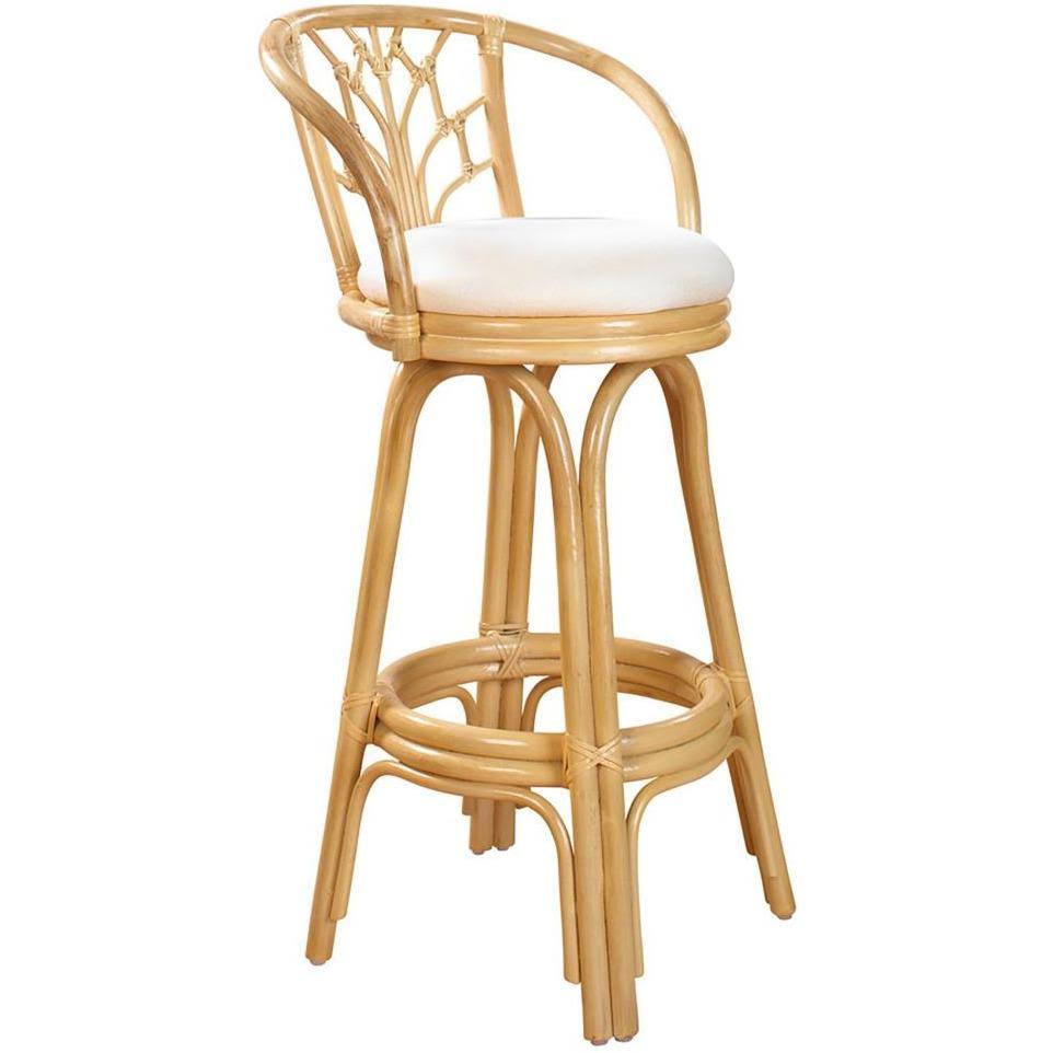 Natural Finish Rattan Counterstool M283