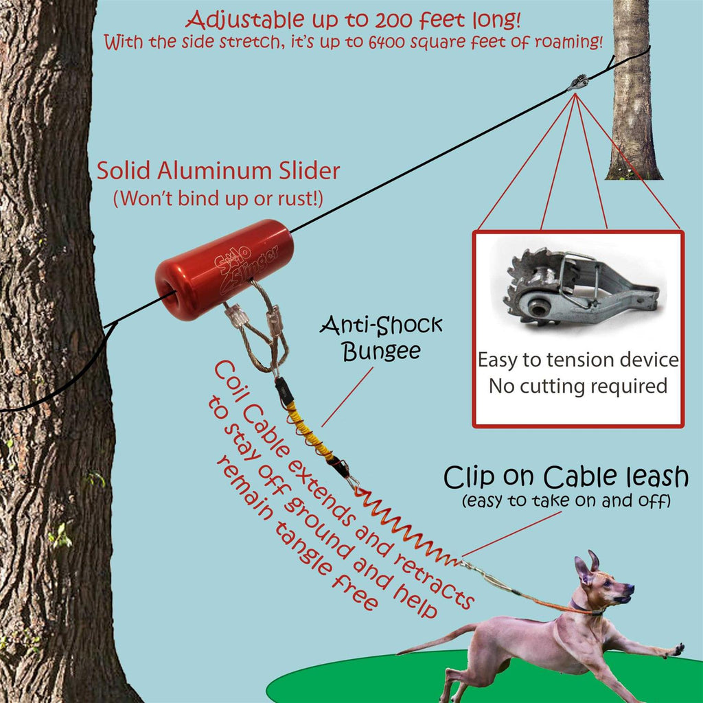 Anti-Shock Aerial Dog Runner S406753