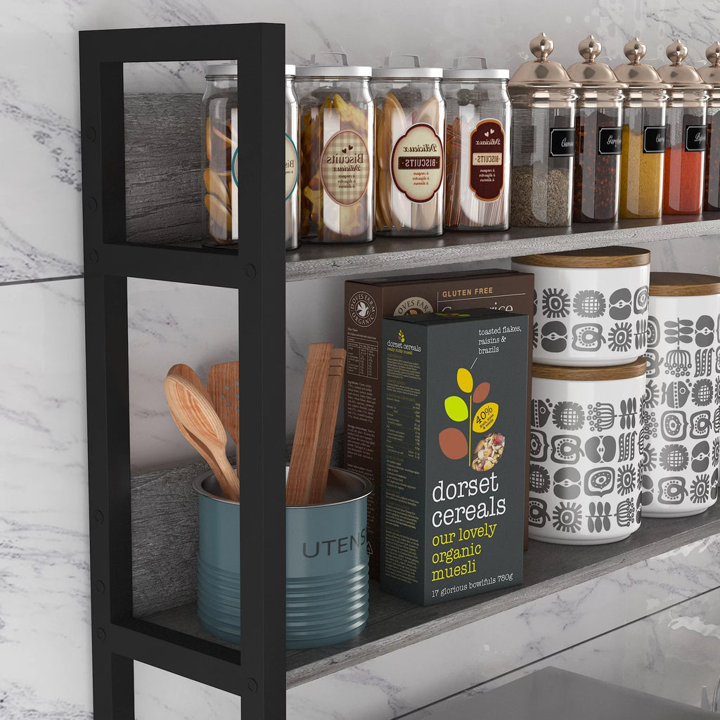 5-Tier Kitchen Bakers Rack with 3 Baskets R29411