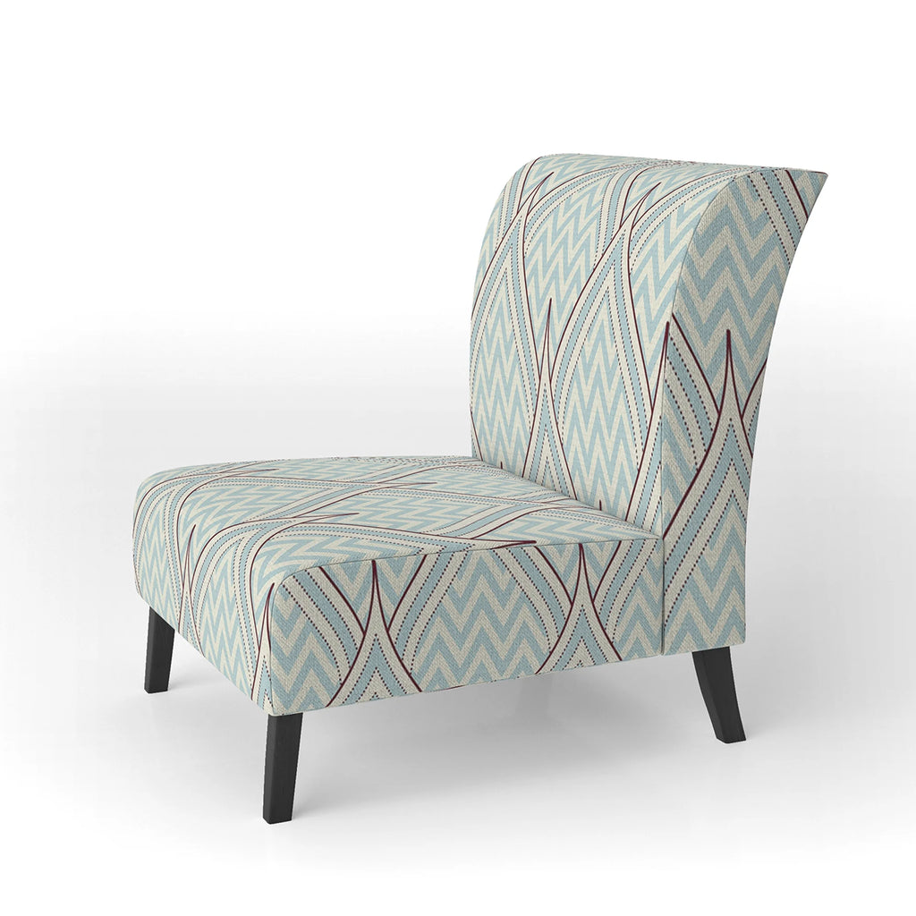 Upholstered Mid-Century Accent Chair E9321