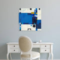12 x 12 Modern Black Frame Canvas Art J815