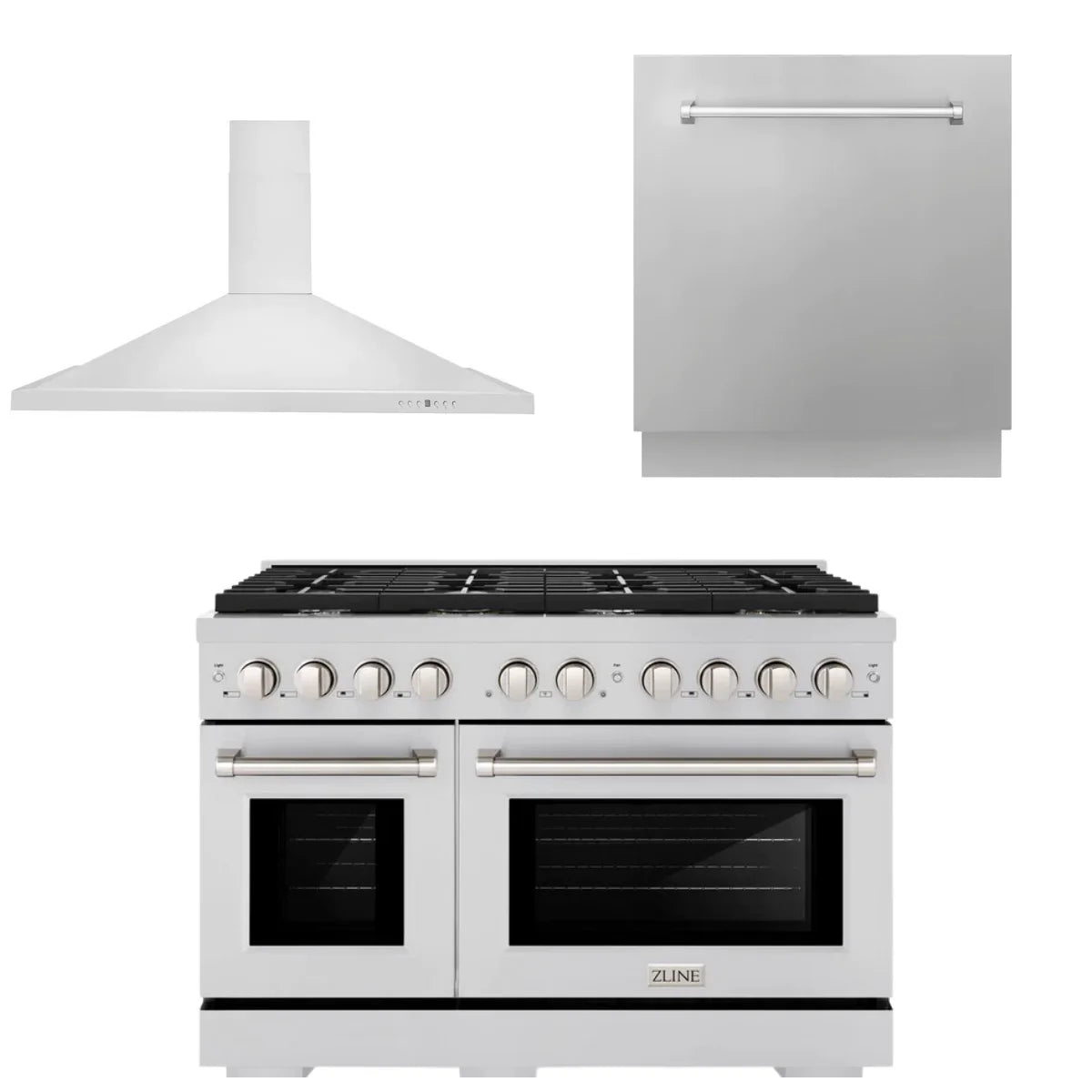 48 Gas Range, Range Hood and Dishwasher N66035