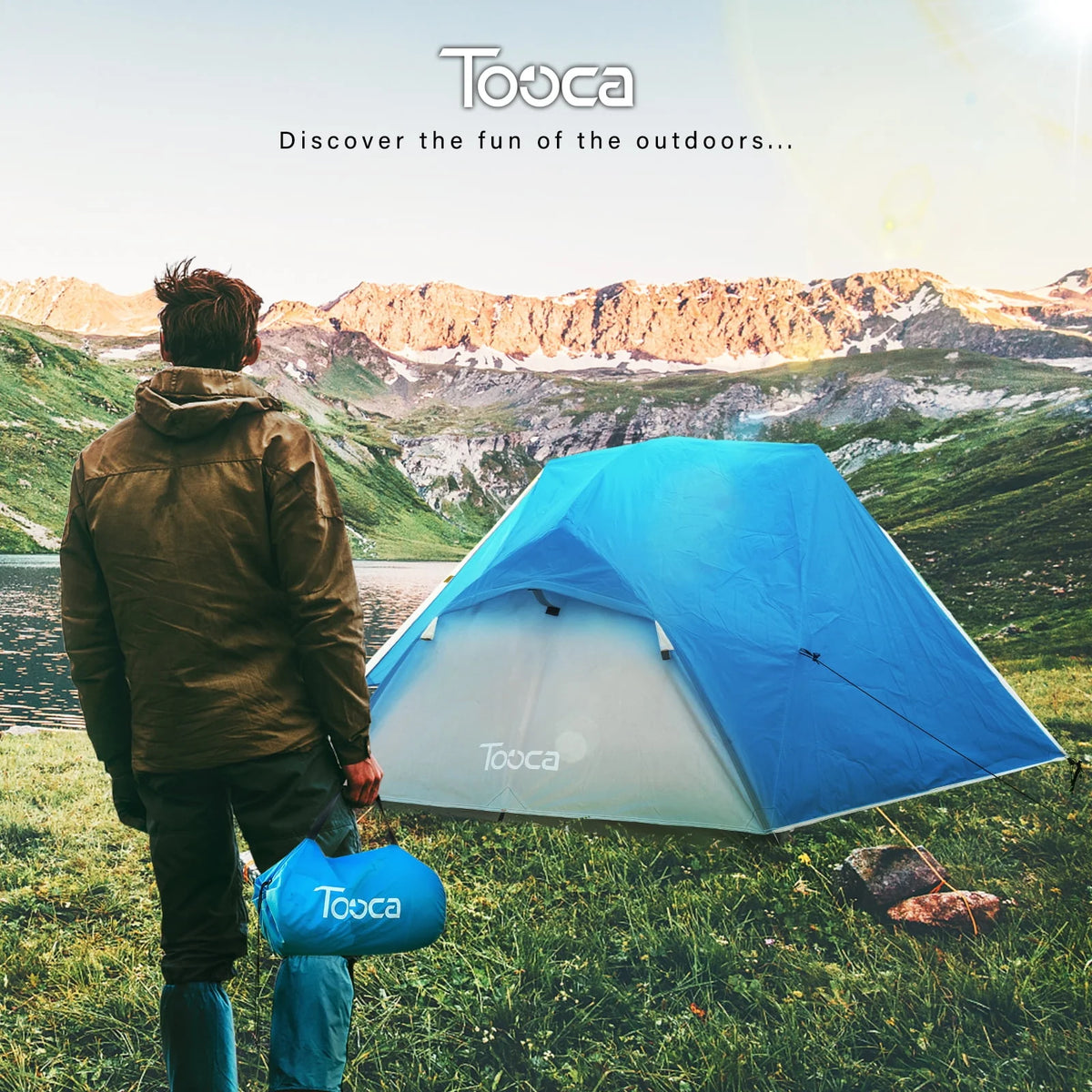 2 Person Waterproof Lightweight Camping Tent X381469