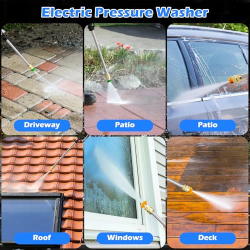Electric Pressure Washer with Foam Cannon Blue T557763