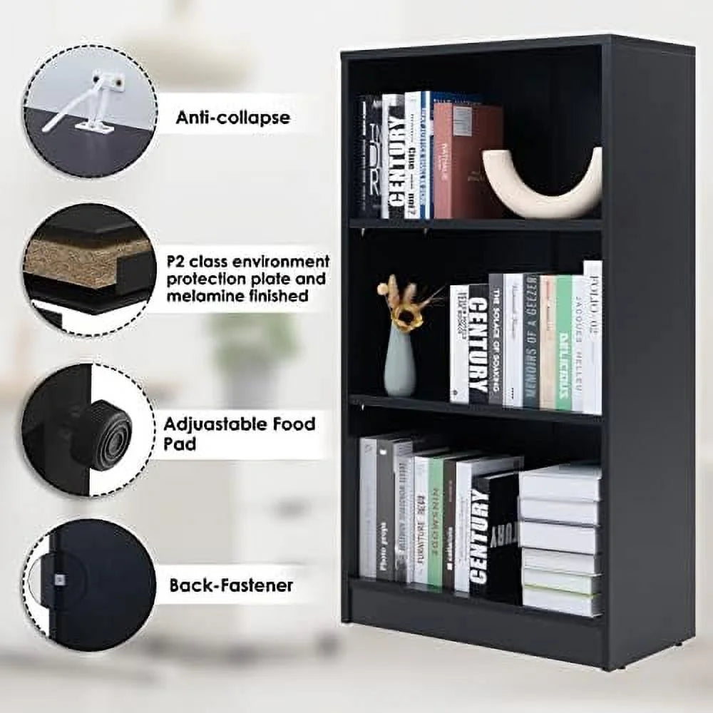 Wood 4-Layer Bookcase M51637