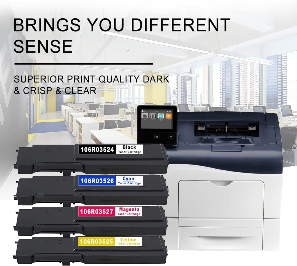 5 PK Toner Cartridge for Xerox C400 C405 Printer Z5977