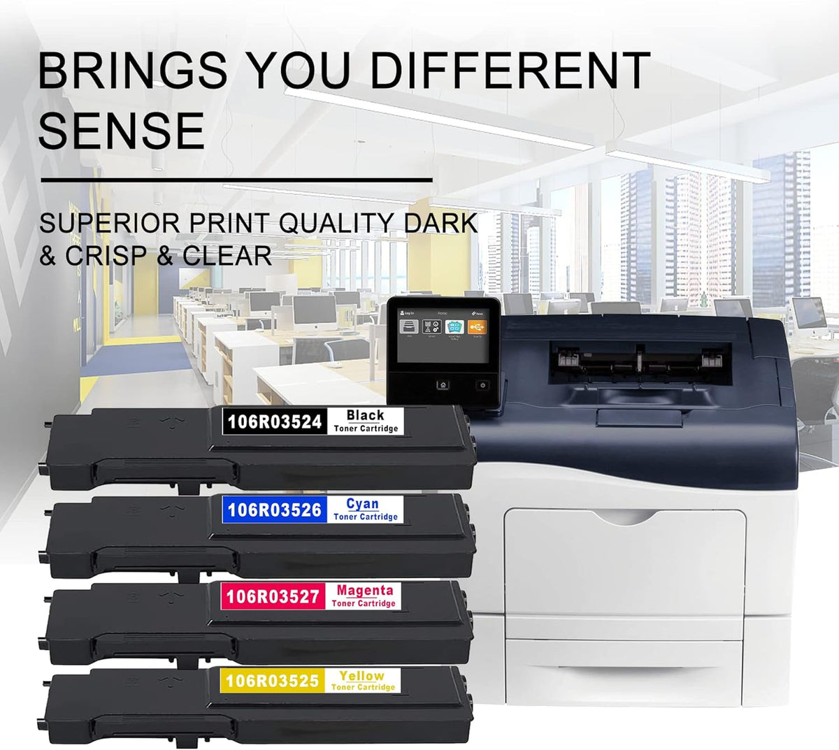 5 PK Toner Cartridge for Xerox C400 C405 Printer Z5977