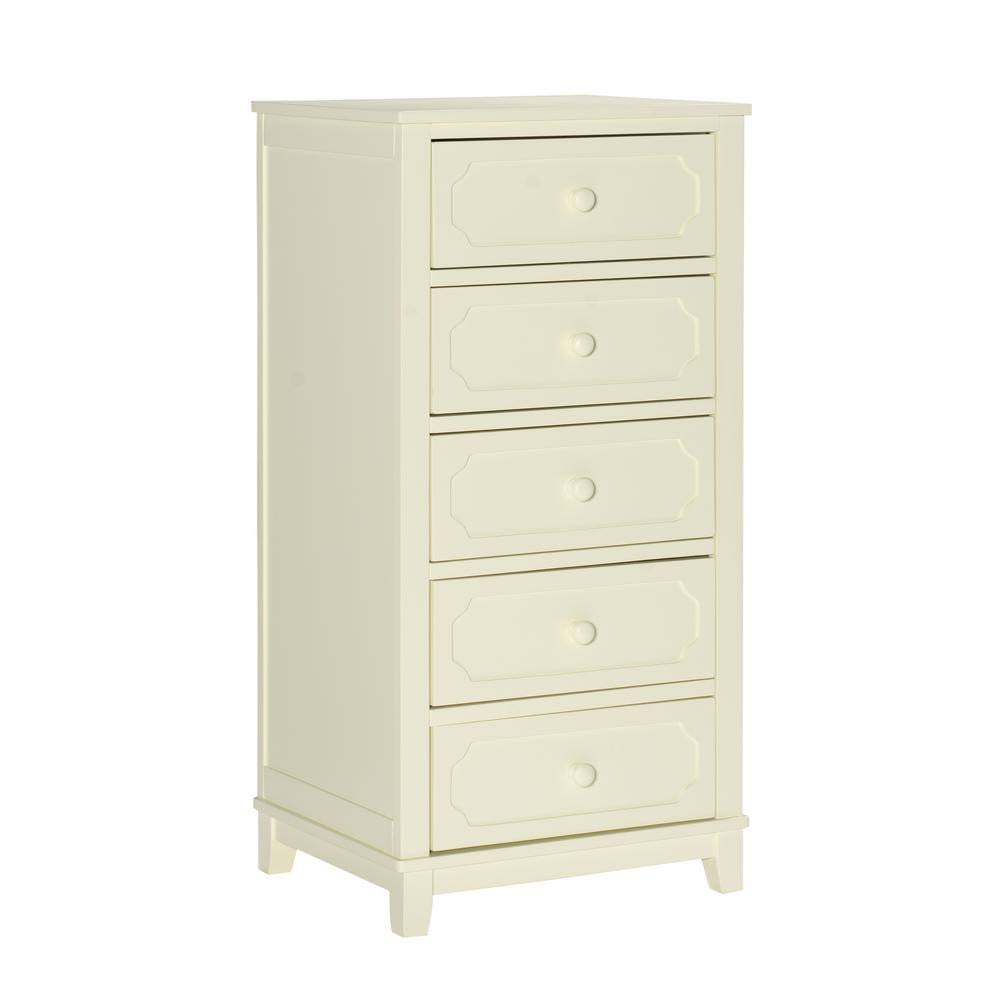 White 5-Drawer Storage Chest G649957
