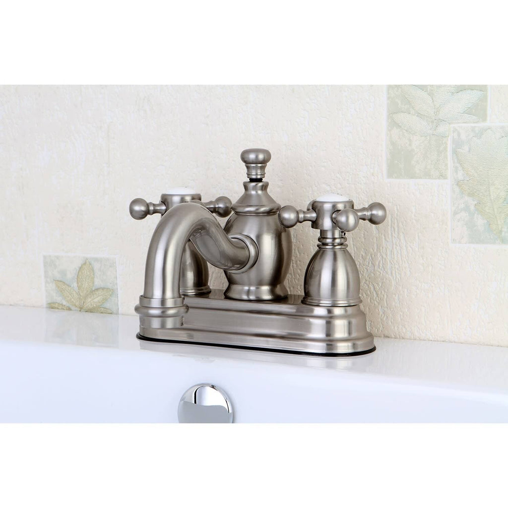 Brushed Nickel 4 in. Centerset Bathroom Faucet R152