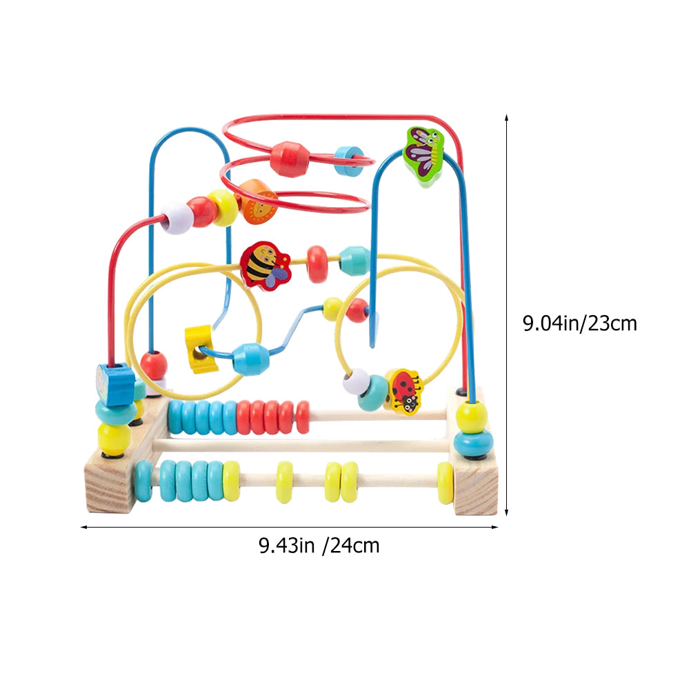 Solid Wood Bead Maze Toys L706