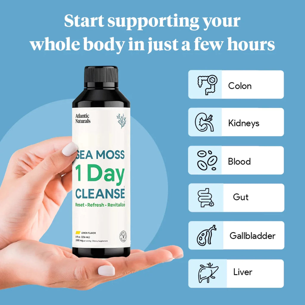 Sea Moss 1 Day Cleanse Lemon Flavor Z538