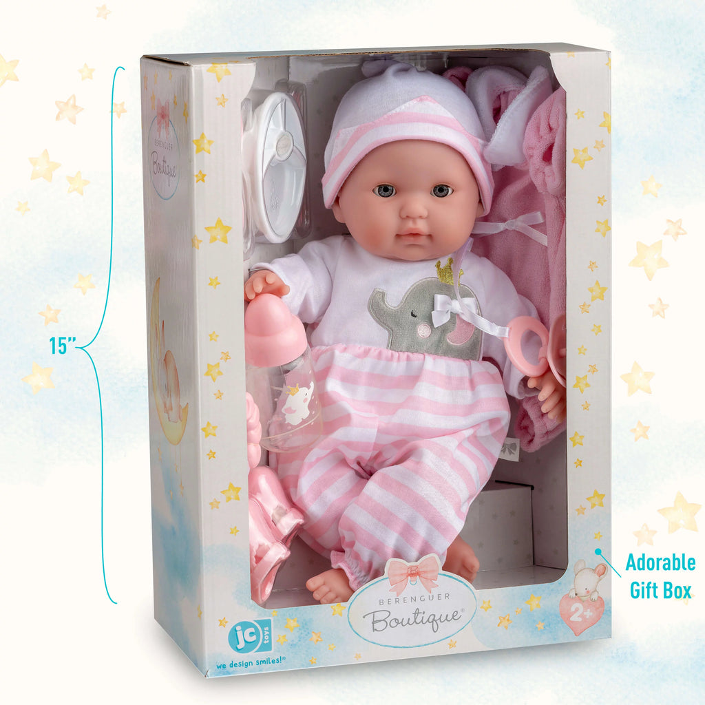 15" Soft Body Baby Doll Gift Set Z892