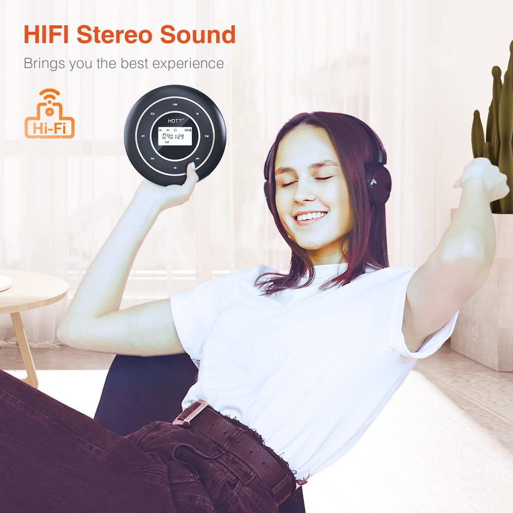Portable CD Player with Bluetooth and FM Transmitter X850622