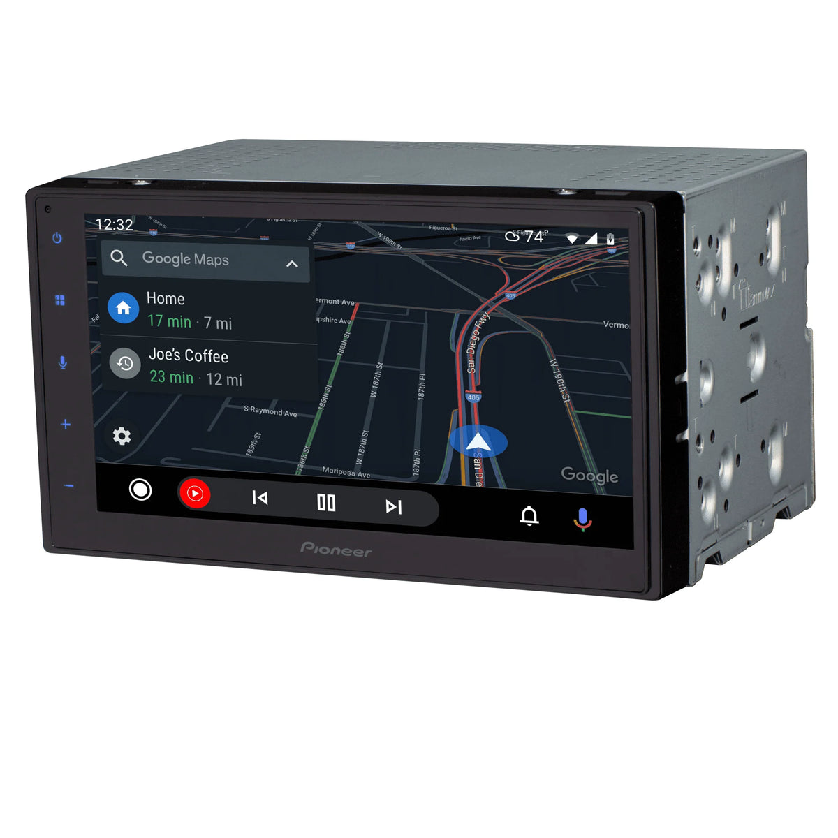 Double Din Digital Media Receiver with 6.8 Touchscreen and Bluetooth K30402