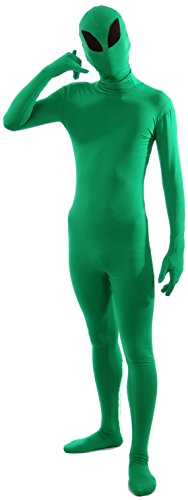 Full Body Greenman Suit Lime Green K3927