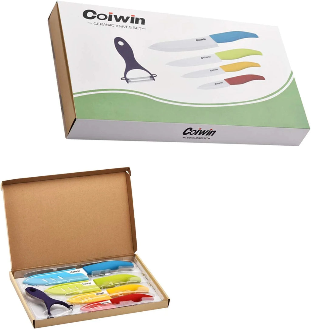 Ceramic Knife Set With Sheaths V241268