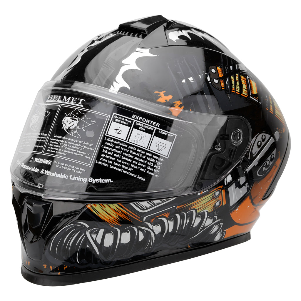 Dual Visor Full Face Flip Motorcycle Helmet I75754