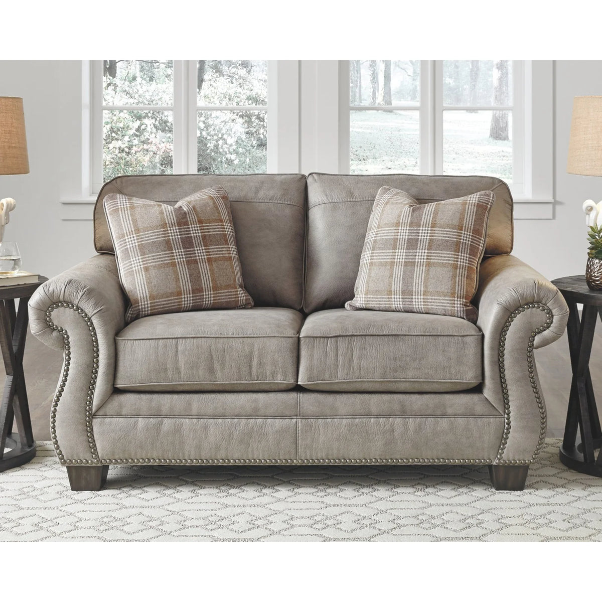 Steel Loveseat N156