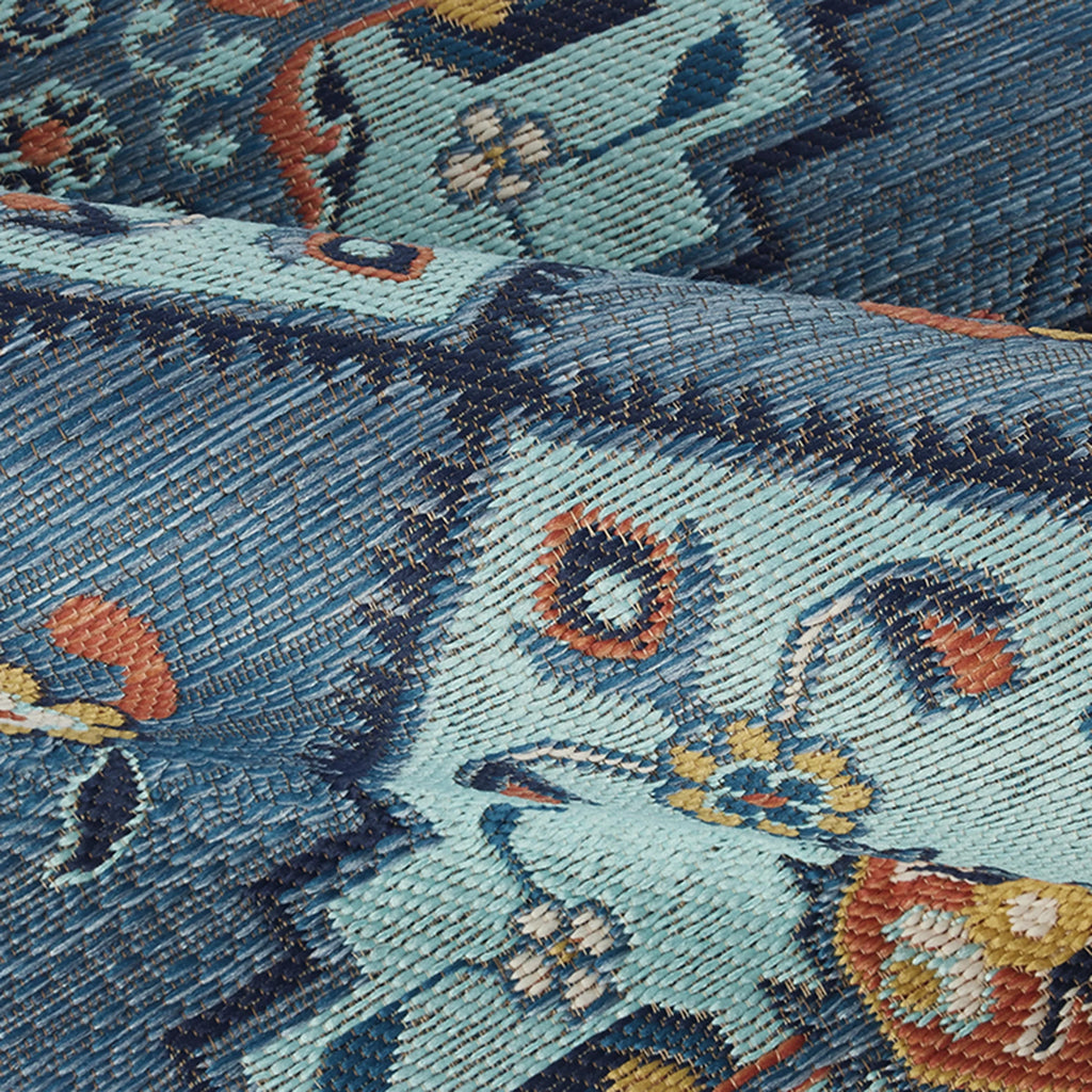 Indigo Blue 5' x 7' Outdoor Rug P90955