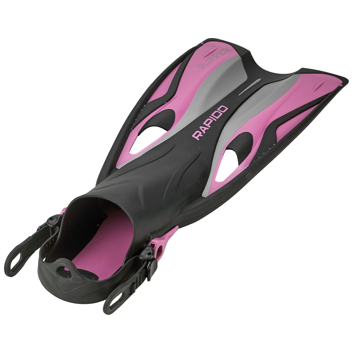 Snorkel Mask with Adjustable Flipper Fins and Dry Snorkel Set Travel Bag A396168