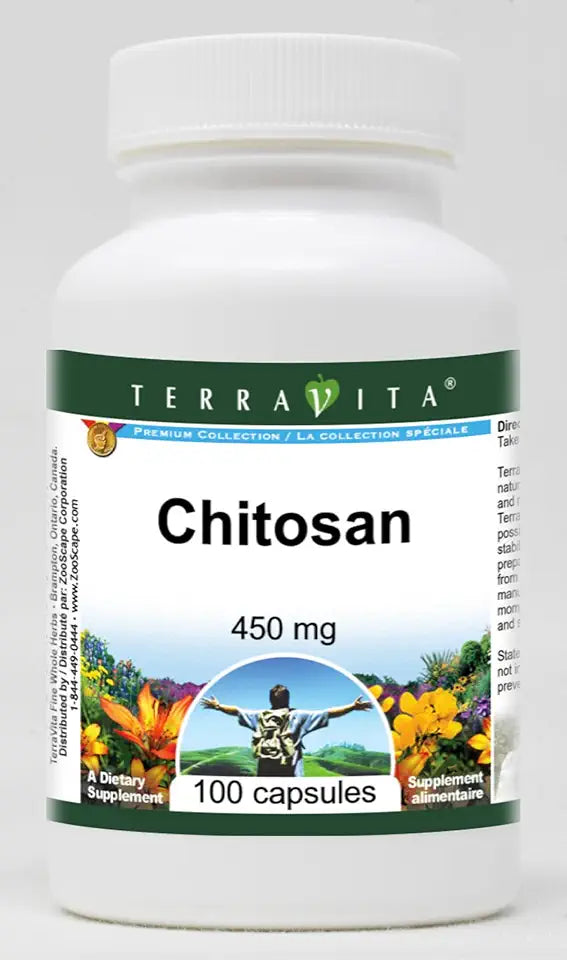 Chitosan 450 mg 100 Capsules H24450