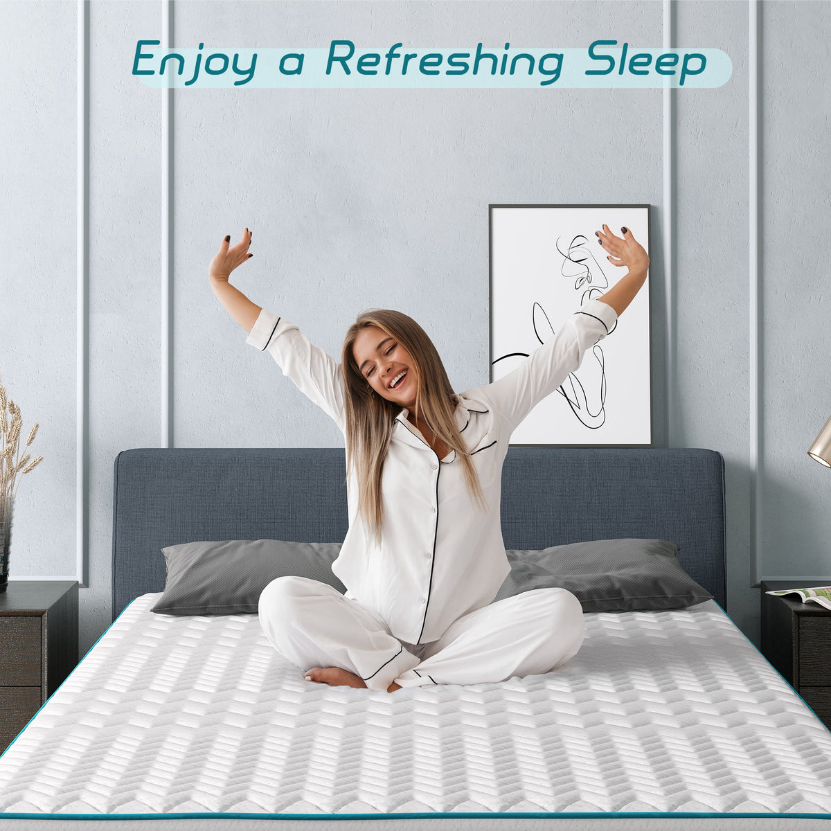 Full Size 10 inch Hybrid Mattress Q63634