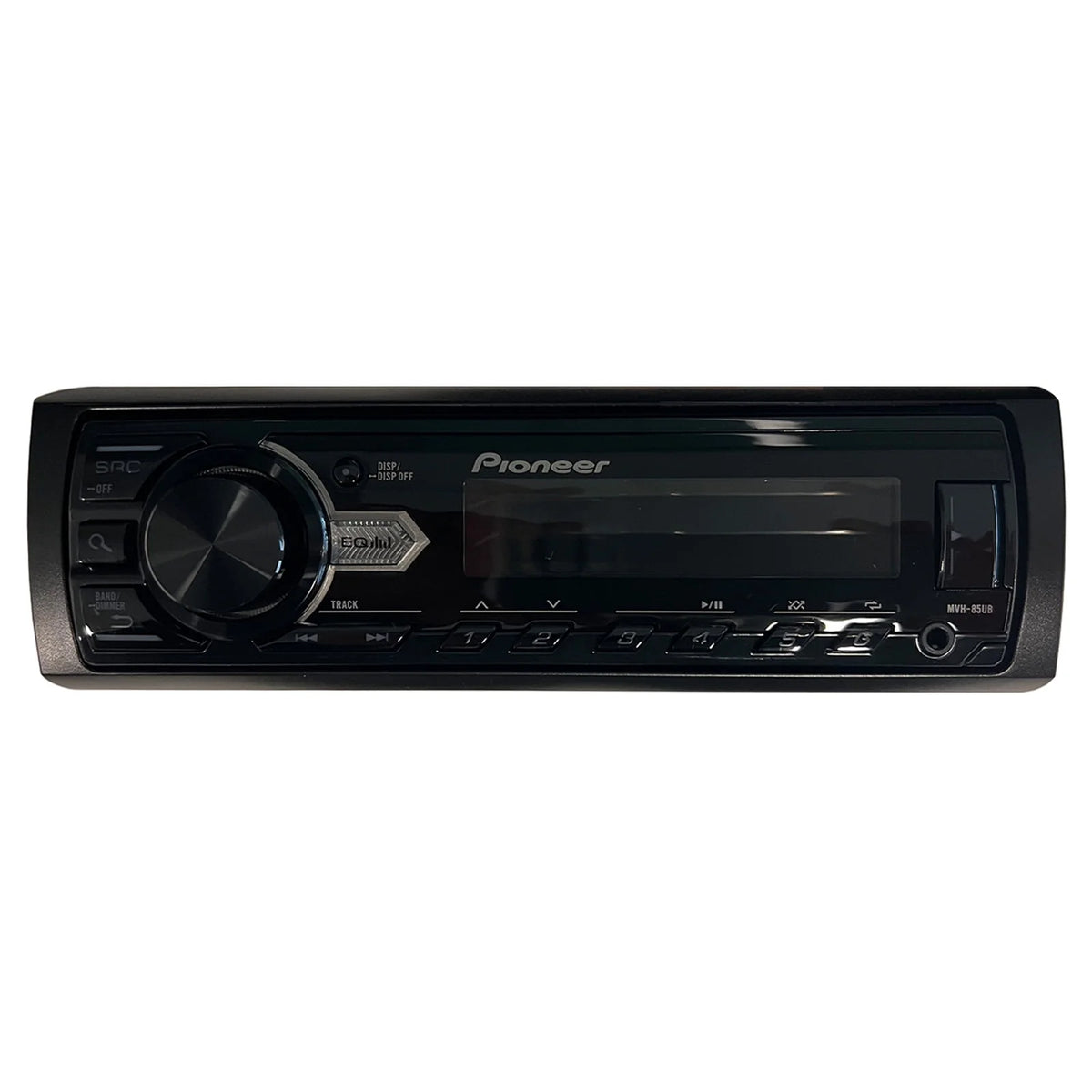 Single DIN MP3 USB AUX Digital Media Receiver, 2x 6.5 300W Marine Speakers U4217