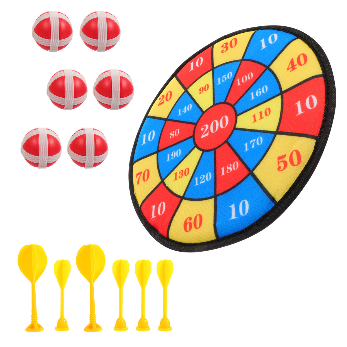 13Pcs Kids Sticky Target Darts Board Toys Z55954