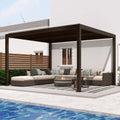 10' × 14' Aluminum Louvered Pergola Q515